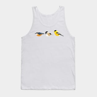 Nuthatch, Chickadee, and Goldfinch Tank Top